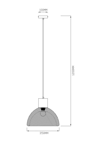 Светильник подвесной Arte Lamp Castello A7046SP-1BK фото 6
