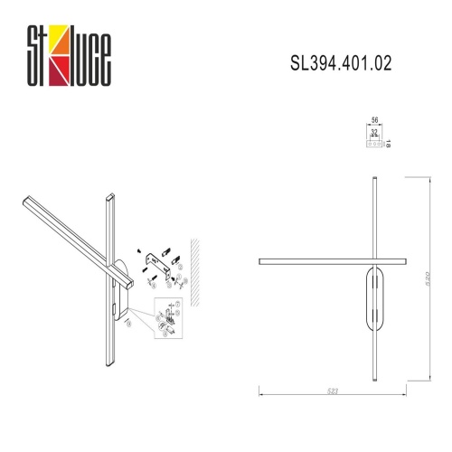 Бра ST Luce BASONI SL394.401.02 фото 8