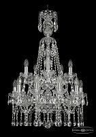 Люстра Bohemia Ivele Crystal 1413/10+5/200/XL-90/2d Ni