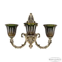 Бра Bohemia Ivele Crystal Florence 7109B15/3/210 GB P2 U Amber-Green/H-1K