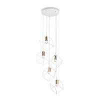 Люстра подвесная Ideal Lux Ice SP5 Bianco