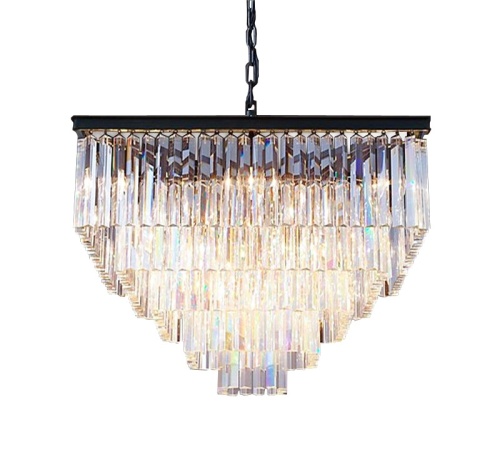 Люстра MAK-interior Odeon WTL2103-800BK-CL