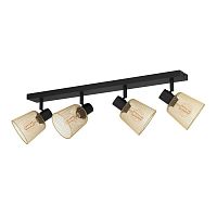 Спот Eglo COSLADA, 4Х40W (E27), L790, B80, H170, сталь, черный / сталь, черный, латунь