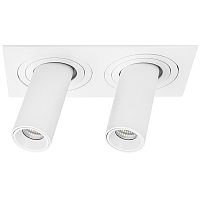 Комплект из светильника и рамки Lightstar INTERO TUBO LED 10W*2 500LM*2 60G БЕЛЫЙ 4000K (217526+217264+217264), шт i526264