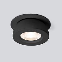 Встраиваемый точечный светодиодный светильник Elektrostandard Pruno 25080/LED 8W 4200К чёрный