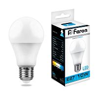 Лампа светодиодная Feron 10W E27 6400K 25459