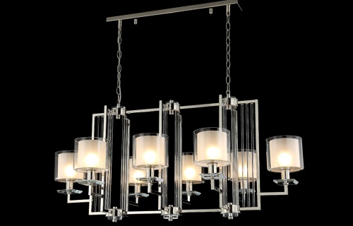 Люстра Crystal Lux NICOLAS SP8 L1000 GOLD/WHITE фото 5