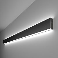 Линейный светодиодный накладной двусторонний светильник Elektrostandard 128см 50Вт 6500К черная шагрень 101-100-40-128