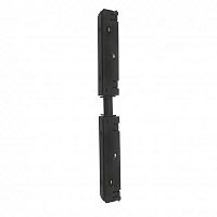 Коннектор питания прямой  для магнитного шинопровода iLEDEX TECHNICAL VISION POWER CONNECT 4822-L227-BK