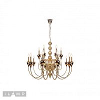 Подвесная люстра iLAMP Lady 88003-10+5 GD