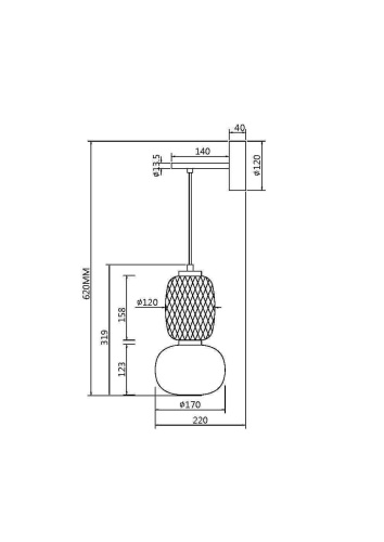 Настенный светильник (бра) Maytoni Pattern MOD267WL-L18G3K фото 4
