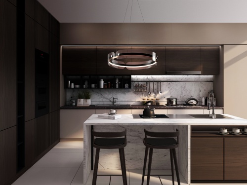 Подвесной светильник Maytoni Modern Interstellar MOD309PL-L30GR4K фото 6