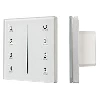 Панель Sens SMART-P29-DIM White (230V, 4 зоны, 2.4G) (Arlight, IP20 Пластик, 5 лет)