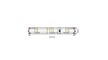 Светодиодная лента SWG 12В IP66 3M теплое белое свечение 019158