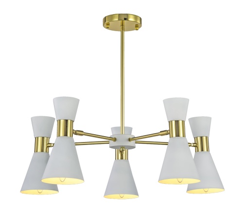 Люстра MAK-interior Elisium WTL1068-5GD-WH фото 3