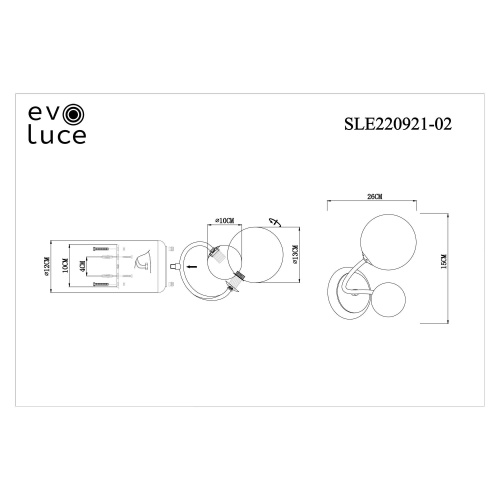 Бра Evoluce Formae SLE220921-02 фото 3