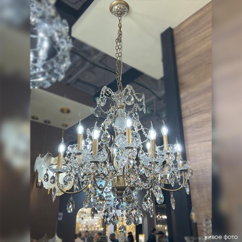 Люстра Crystal Lux ODELIS SP12 GOLD фото 5