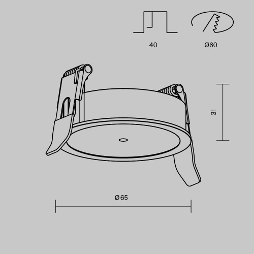 Аксессуар Maytoni PA001-RS-B фото 8
