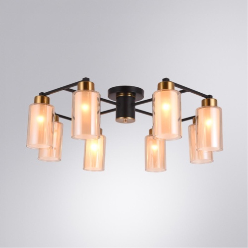 Потолочная люстра Arte Lamp LEO A7027PL-8BK фото 3