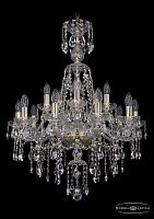 Люстра Bohemia Ivele Crystal 1415/10+5/220/XL-86 G