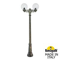 Садово-парковый фонарь Fumagalli GLOBE 250 бронза, прозрачный G25.156.S20.BXF1R