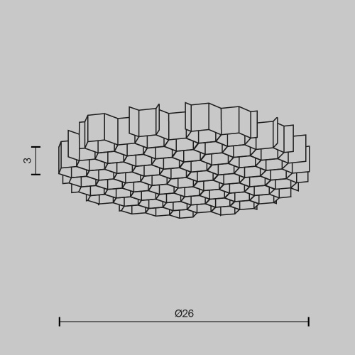 Комплектующие для светильника Maytoni Wise HoneyComb-D26 фото 6