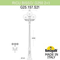 Садово-парковый фонарь Fumagalli GLOBE 250 G25.157.S21.BXF1R