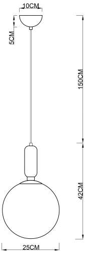 Люстра подвесная Arte Lamp BOLLA-SOLA A3325SP-1PB фото 6