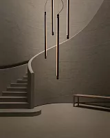 Светильник потолочный Nomon Home LINEA V Gold LIVNGD
