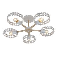Светильник на штанге Escada 679/5P E27*60W White/Wood