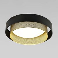 Умный потолочный светильник Eurosvet Imperio 90286/1 чёрный/золото Smart