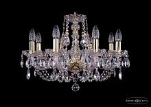 Подвесная люстра Bohemia Ivele Crystal 1406/8/195 G