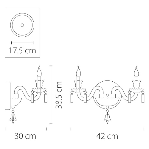 Бра Campana 716624 фото 4