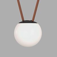 Cветильник для трека-ремня Denkirs Belty Orb, со светодиодом, 4000K,черный, акрил DK5550-BK