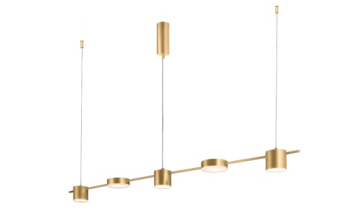 Светильник подвесной Crystal Lux TRISTAN SP5 L1200 GOLD фото 3