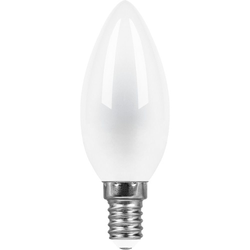 Лампа светодиодная Feron 9W E14 2700K матовая 25955