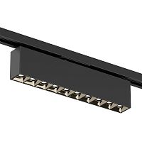 Поворотный однофазный трековый светильник Denkirs EDDER со светодиодом L273mm 220V 20W 30° 3000K IP20 черный алюминий DK6434-BK