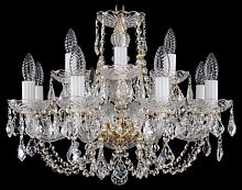 Подвесная люстра Bohemia Ivele Crystal 1406/8+4/195 G Leafs