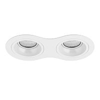 Комплект из светильников и рамки Lightstar Domino D6260606