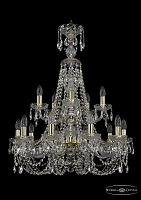 Люстра Bohemia Ivele Crystal 1406/10+5/240/XL-85/2d G