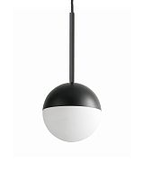 Чёрный подвесной светильник LH Mirror Home Уорд с белым плафоном LHLPN030224XNP