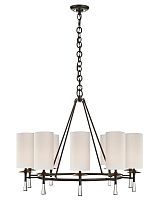 Чёрная люстра LH Mirror Home Валенте LHLCH300124XNP