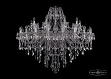 Люстра Bohemia Ivele Crystal 1415/20+10/460 Ni