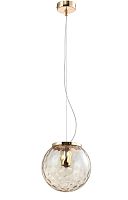 Светильник подвесной Crystal Lux MAYO MAYO SP1 D200 GOLD/AMBER