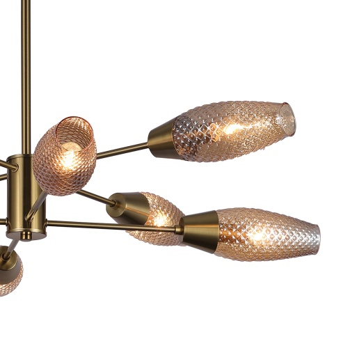 Люстра на штанге Escada DESIRE 10165/8PL Copper фото 4