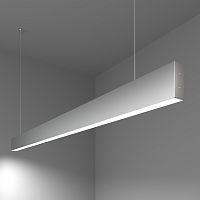 Линейный светодиодный подвесной односторонний светильник Elektrostandard 128см 25Вт 6500К матовое серебро 101-200-30-128