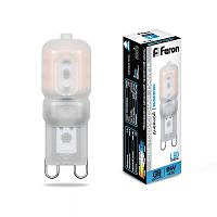 Лампа светодиодная Feron G9 5W 6400K 25638