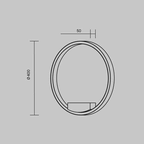 Настенный светильник (бра) Maytoni Rim MOD058WL-L25BSK фото 6