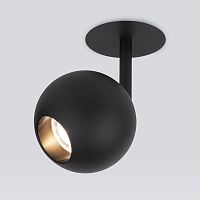 Встраиваемый светодиодный светильник Elektrostandard черный 9926 LED 12W