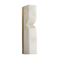 Настенный светильник Odeon Light L-VISION ODL24 121 MARBELLA латунь/металл/алебастр IP20 LED 10W 3000/4000  6685/10WL